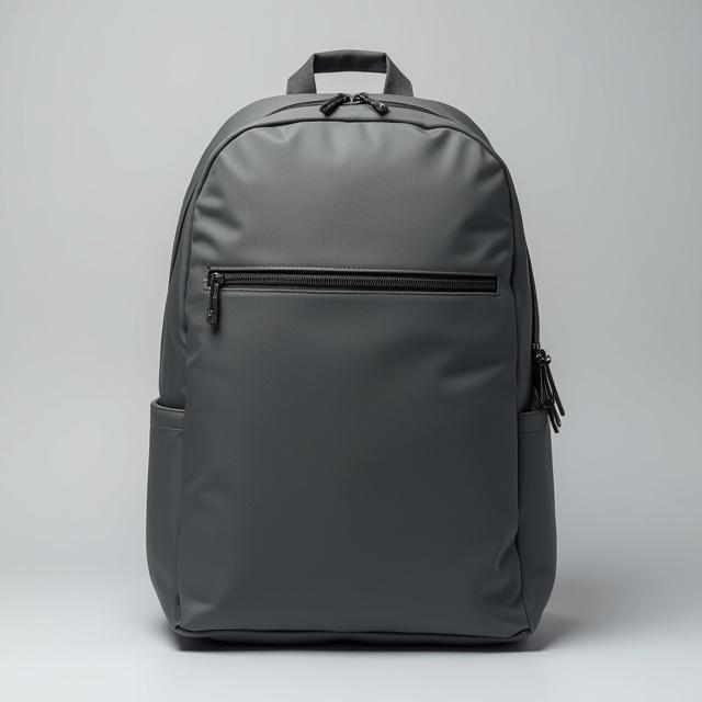 Sac à dos gris au design épuré, idéal pour la ville.